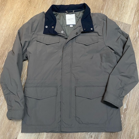 Nautica Other - Nautica weatherproof gray & navy jacket coat